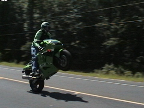 Close-up Wheelie